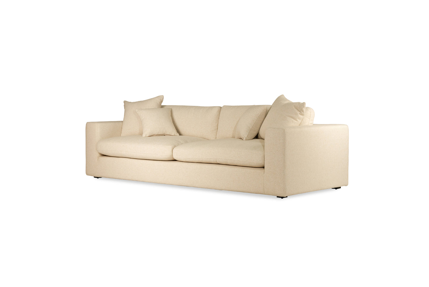 Ziggie Sofa - Performance Boucle Oatmeal - SEATONES