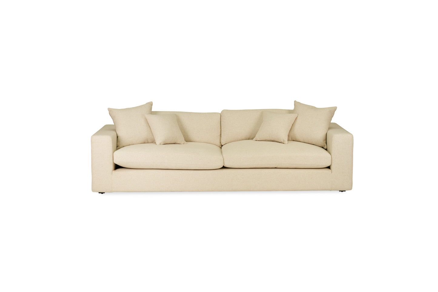 Ziggie Sofa - Performance Boucle Oatmeal - SEATONES