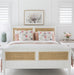 Hamilton Cane Bed - White - Queen - SEATONES