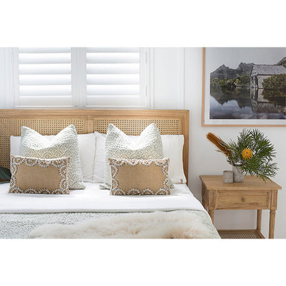Hamilton Cane Bed - Weathered Oak - King - SEATONES
