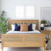 Hamilton Cane Bed - Weathered Oak - Queen - SEATONES
