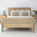 Hamilton Cane Bed - Weathered Oak - Queen - SEATONES