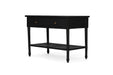 Hamilton Cane Bedside Table - 91cm - Black - SEATONES
