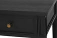 Hamilton Cane Bedside Table - 91cm - Black - SEATONES