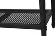 Hamilton Cane Bedside Table - 91cm - Black - SEATONES