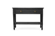 Hamilton Cane Bedside Table - 91cm - Black - SEATONES