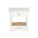 Hamilton Cane Bedside Table - 57cm White - SEATONES