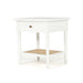 Hamilton Cane Bedside Table - 57cm White - SEATONES