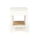 Hamilton Cane Bedside Table - White - 91cm Wide - SEATONES
