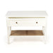 Hamilton Cane Bedside Table - White - 91cm Wide - SEATONES