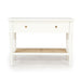 Hamilton Cane Bedside Table - White - 91cm Wide - SEATONES