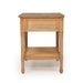 Hamilton Bedside Table - Weathered Oak - 91cm Wide - SEATONES