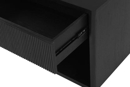 Harlow Bedside Table - Black - SEATONES