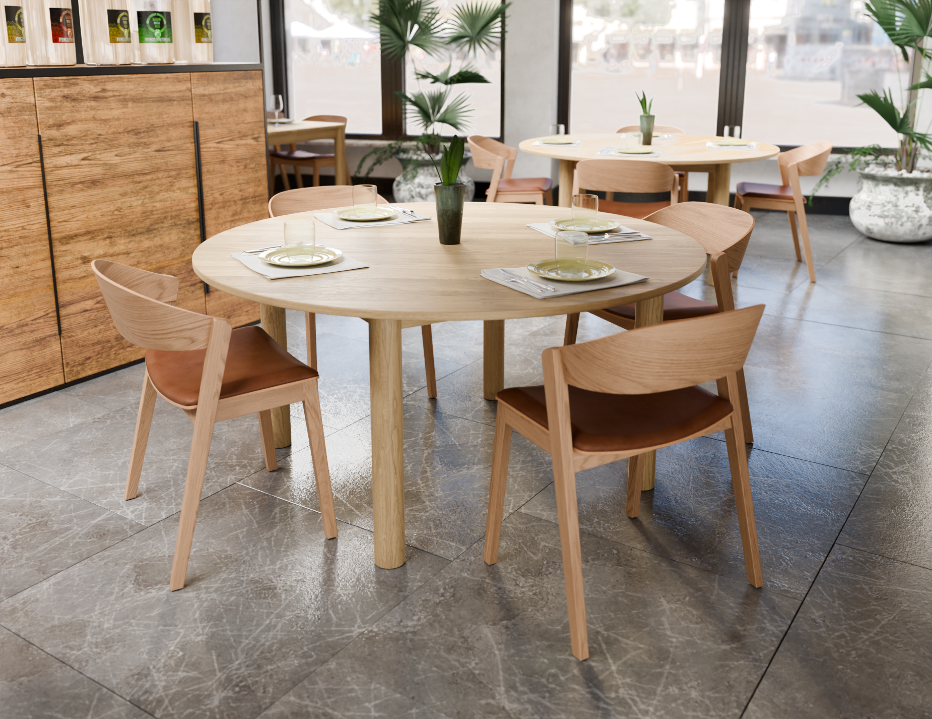 Nordica Round Dining Table - SEATONES