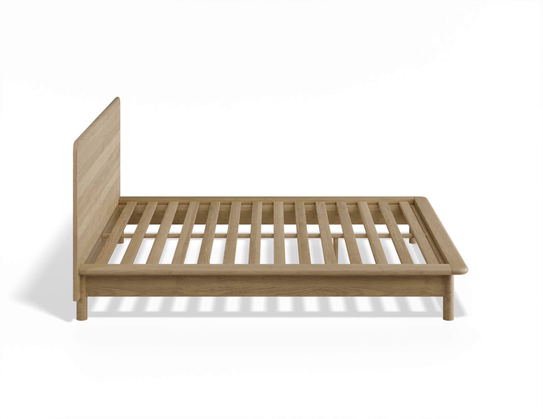Nordica Solid Oak Bed Frame - SEATONES