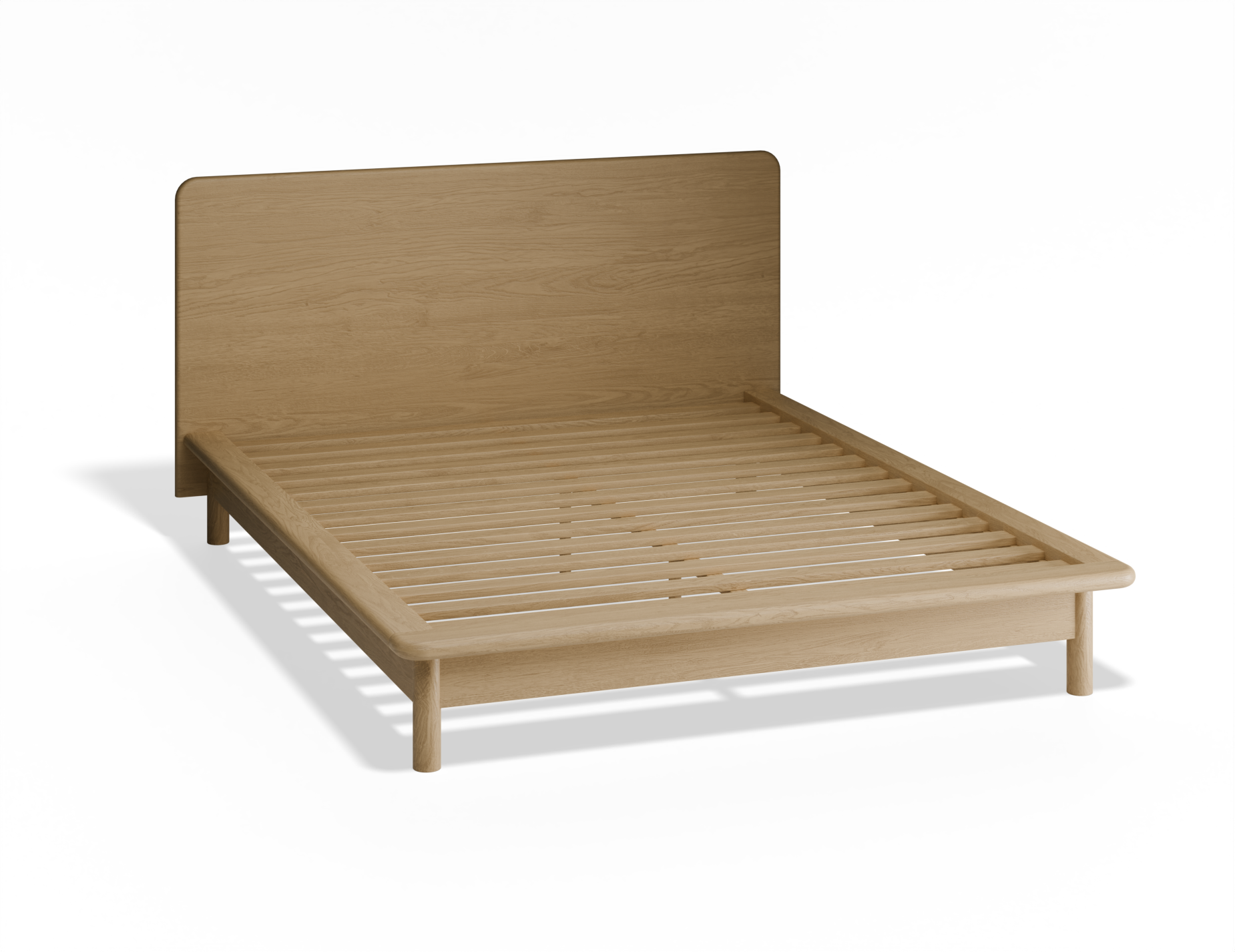 Nordica Solid Oak Bed Frame - SEATONES