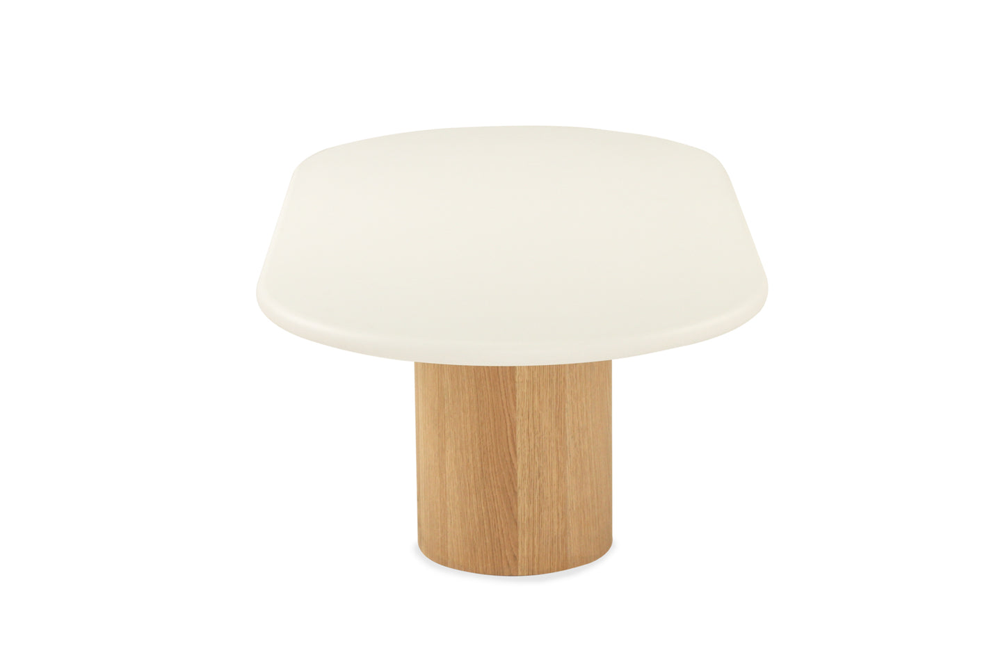 Harlow Oval Coffee Table - Natural Base - SEATONES