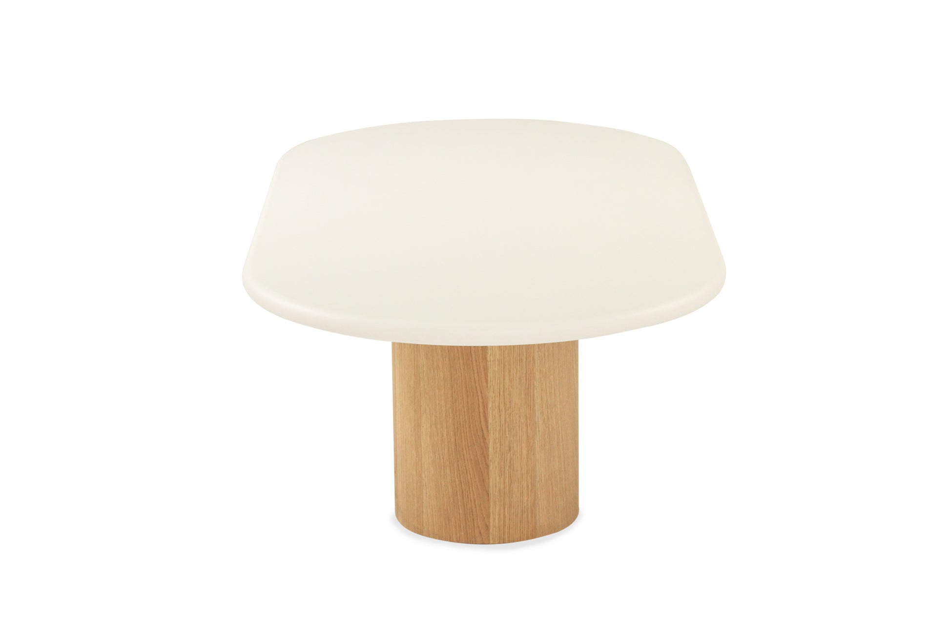 Harlow Oval Coffee Table - Natural Base - SEATONES