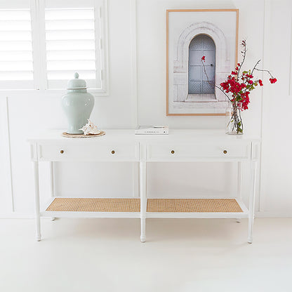 Hamilton Console Table - White - 185cm - SEATONES