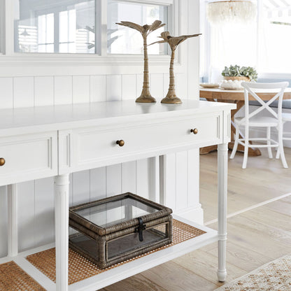 Hamilton Console Table - White - 185cm - SEATONES