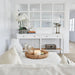 Hamilton Console Table - White - 185cm - SEATONES