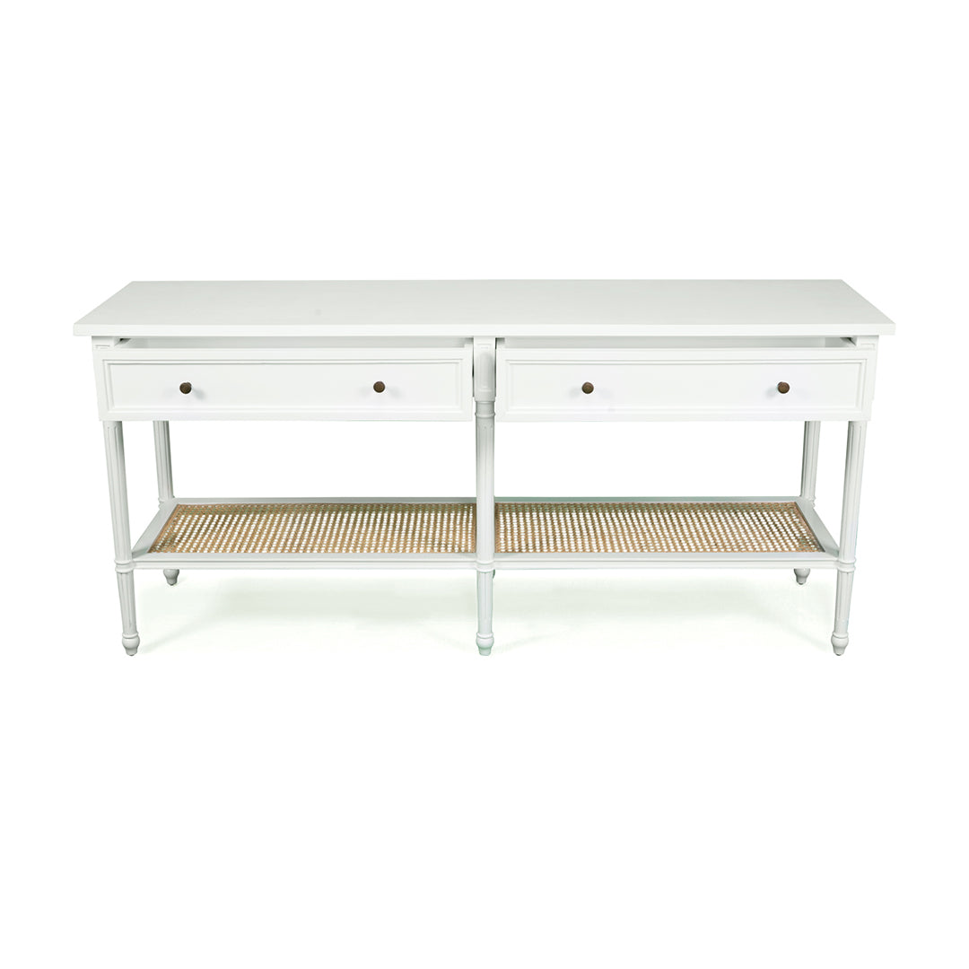 Hamilton Console Table - White - 185cm - SEATONES