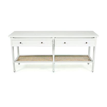 Hamilton Console Table - White - 185cm - SEATONES
