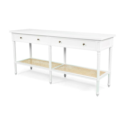 Hamilton Console Table - White - 185cm - SEATONES