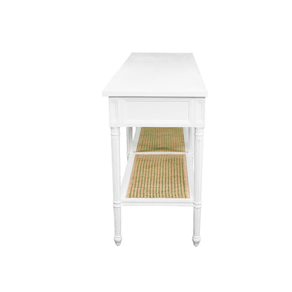 Hamilton Console Table - White - 185cm - SEATONES
