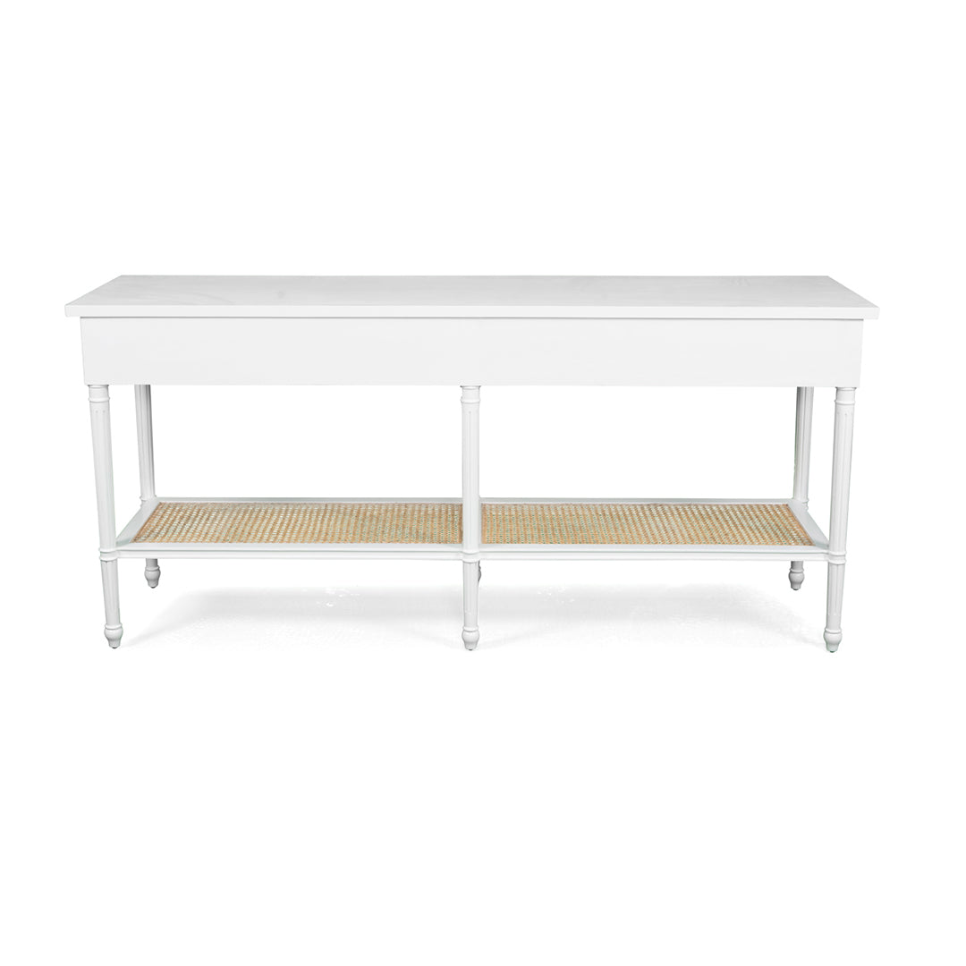 Hamilton Console Table - White - 185cm - SEATONES