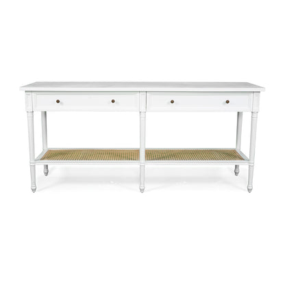 Hamilton Console Table - White - 185cm - SEATONES