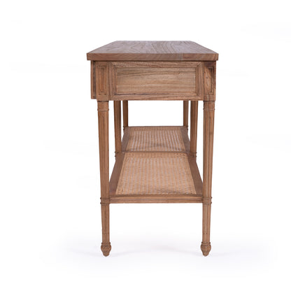 Hamilton Console Table - Weathered Oak - 185cm - SEATONES