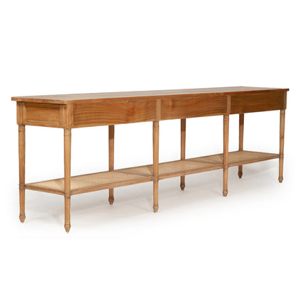 Hamilton Console Table - Weathered Oak - 280cm - SEATONES