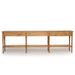 Hamilton Console Table - Weathered Oak - 280cm - SEATONES