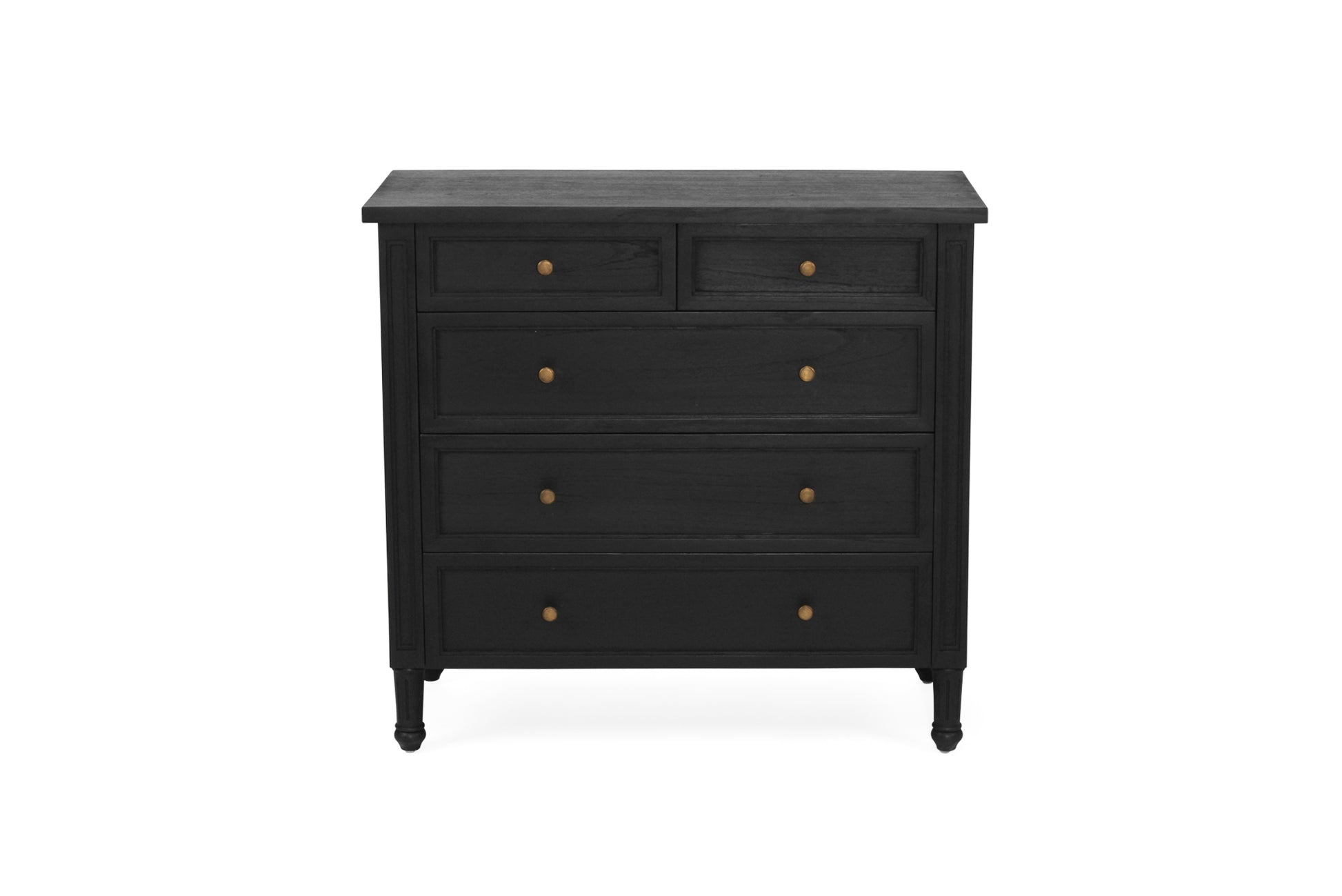 Hamilton Dresser - 5 Drawer - Black - SEATONES