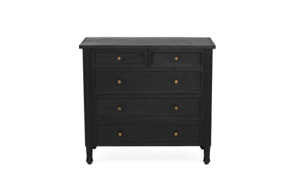 Hamilton Dresser - 5 Drawer - Black - SEATONES