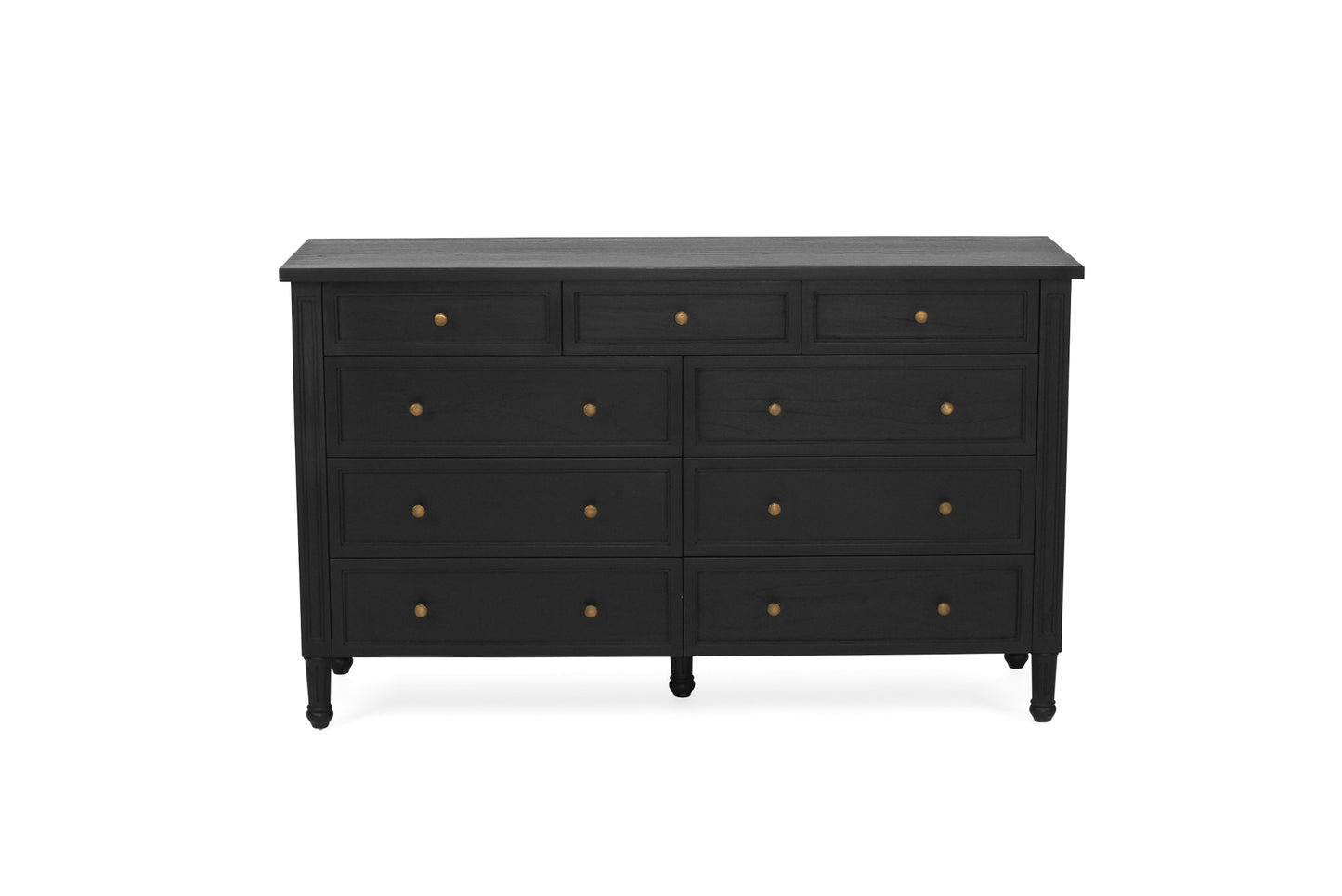 Hamilton Dresser - 9 Drawer - Black - SEATONES