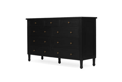 Hamilton Dresser - 9 Drawer - Black - SEATONES