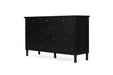 Hamilton Dresser - 9 Drawer - Black - SEATONES
