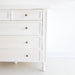 Hamilton Dresser - White with Five Drawers - SEATONES