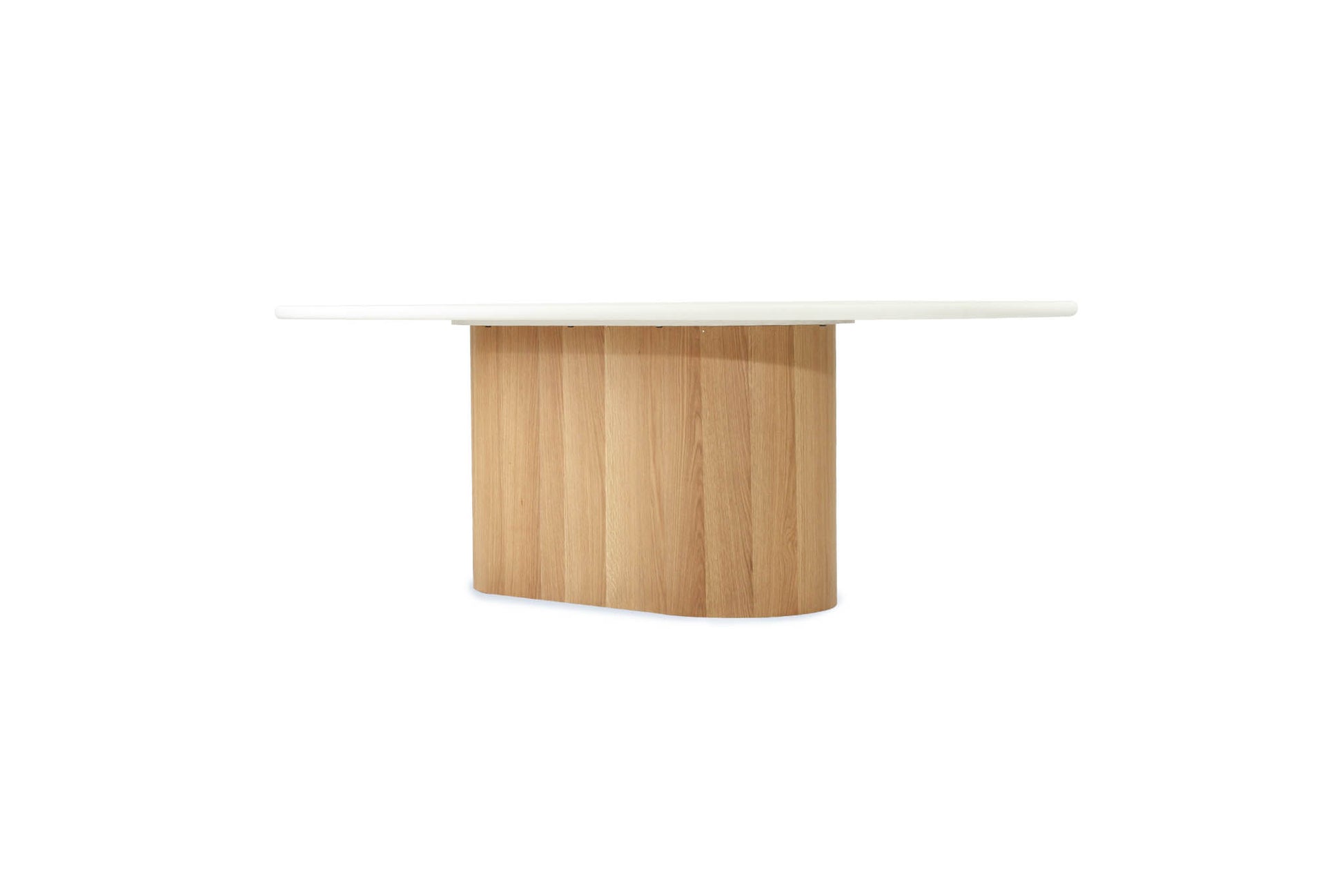 Harlow Oval Dining Table - Natural Base 240cm - SEATONES