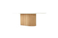 Harlow Oval Dining Table - Natural Base 280cm - SEATONES