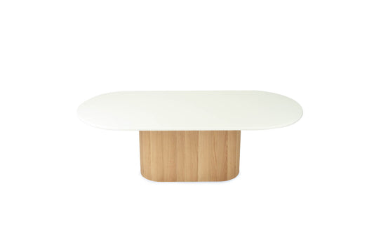 Harlow Oval Dining Table - Natural Base 280cm - SEATONES