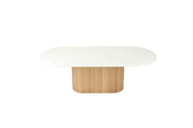 Harlow Oval Dining Table - Natural Base 280cm - SEATONES