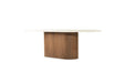 Harlow Oval Dining Table - Walnut Base 240cm - SEATONES