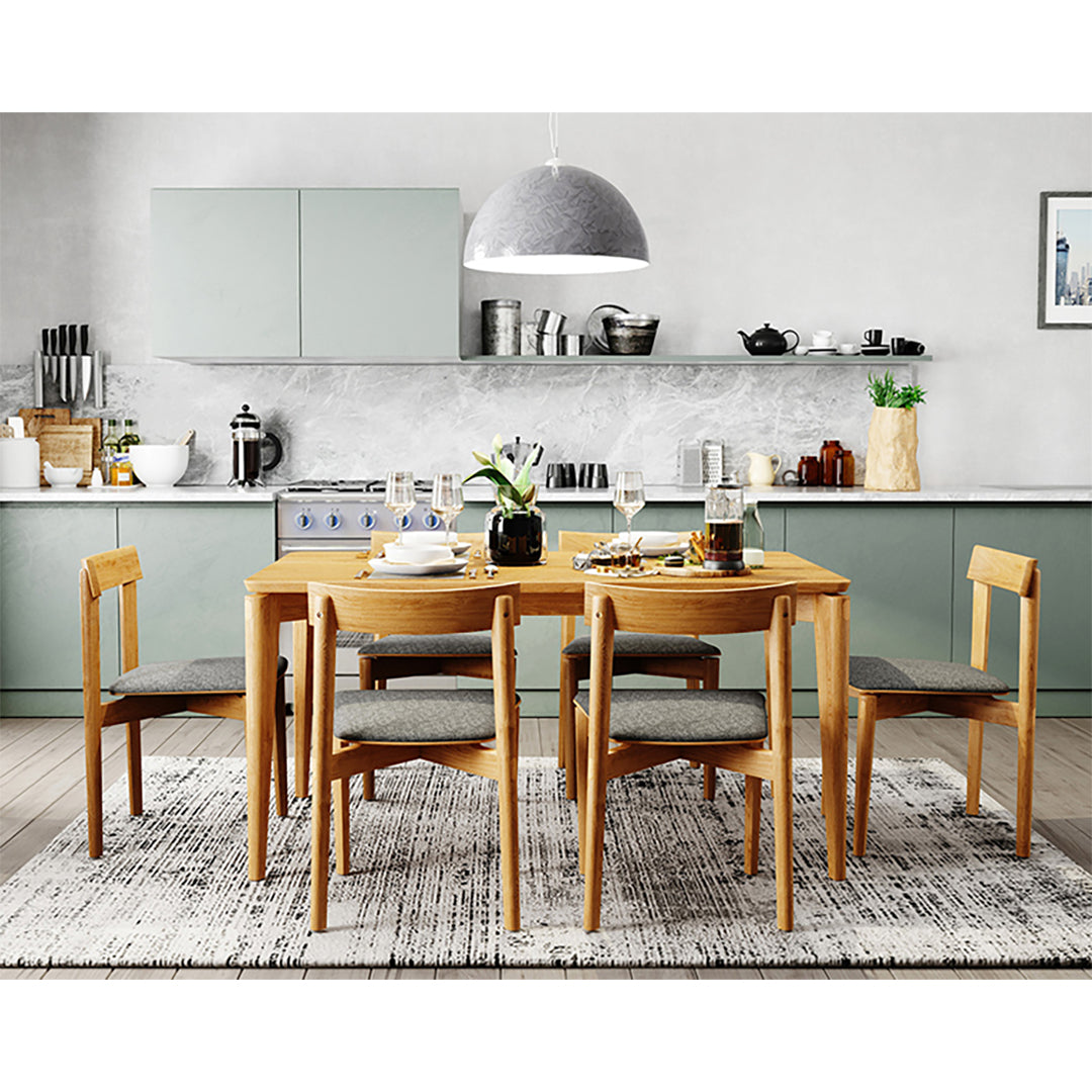 Jude Dining Table - Natural 150cm - SEATONES