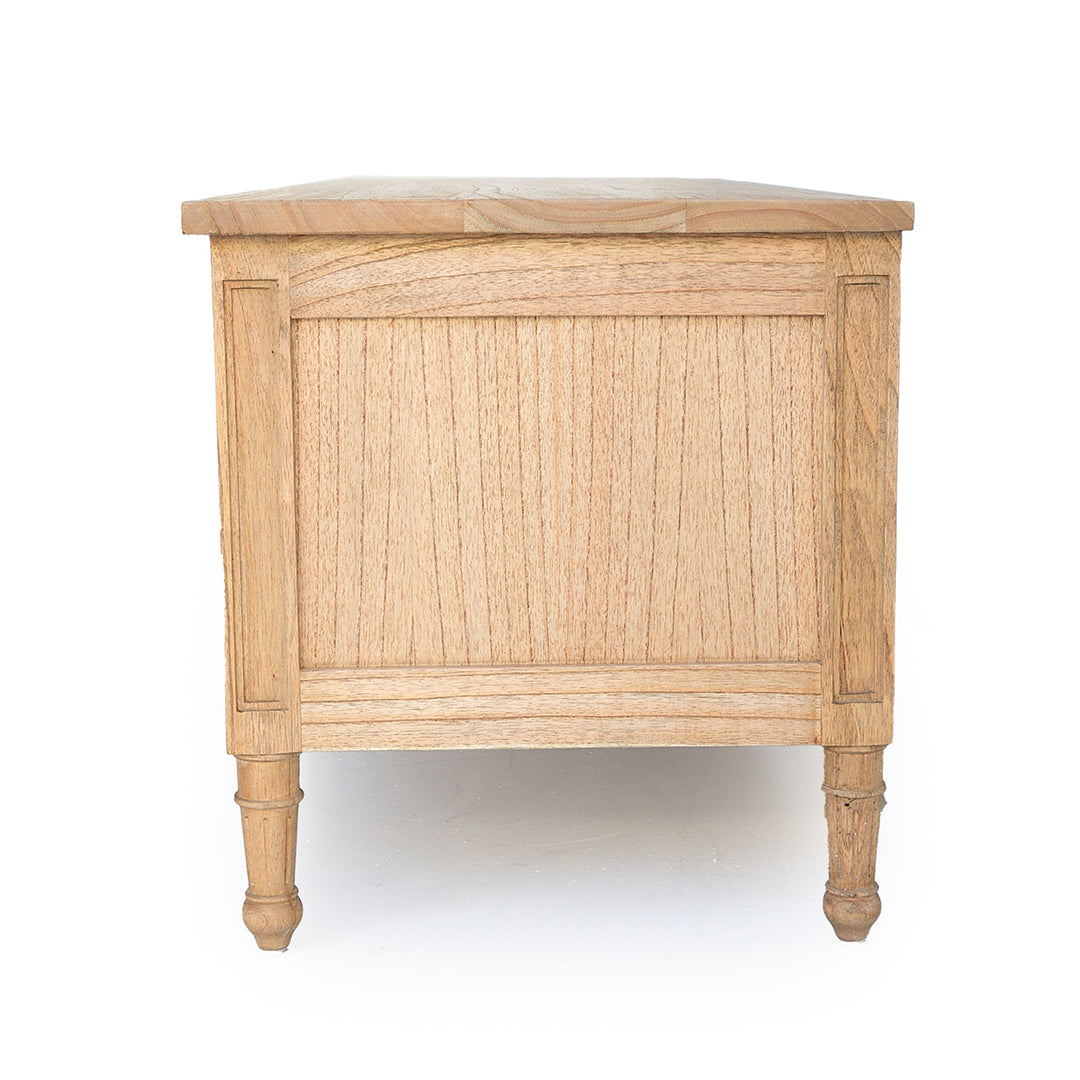 Hamilton Cane Entertainment Unit - Weathered Oak - SEATONES