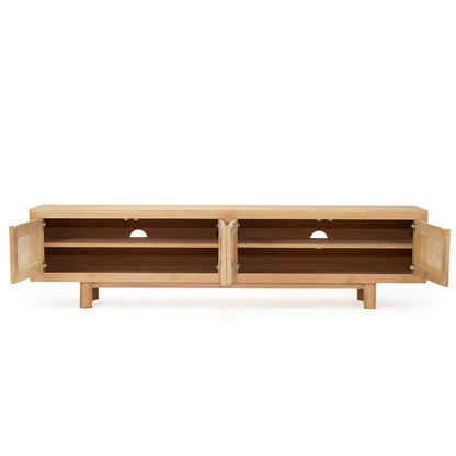 Iluka Four Door Entertainment Unit - Natural