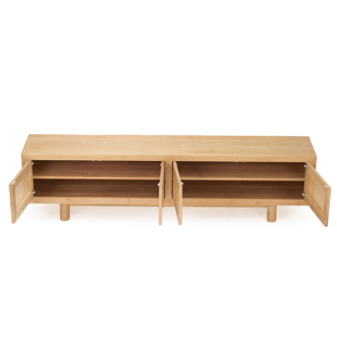 Iluka Four Door Entertainment Unit - Natural