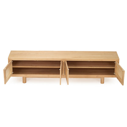 Iluka Four Door Entertainment Unit - Natural